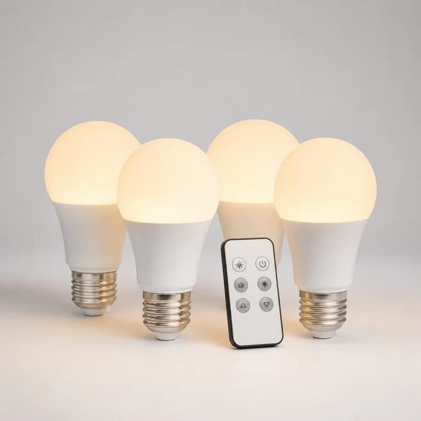 Pack 4 Focos LED Dimerizables
