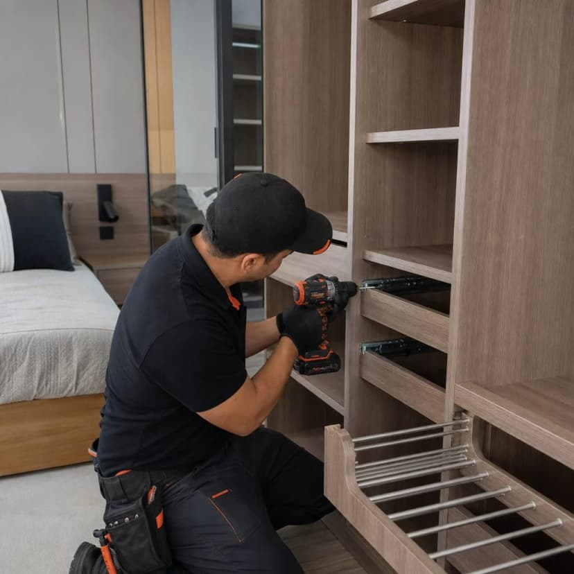 Organización Interior de Closet — Cajones y Zapateros